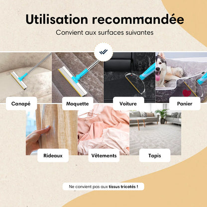 Raserpets® - Le kit 3-en-1 contre les poils d'animaux